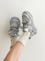 Deconstructed Distressed Chunky Street Sneakers