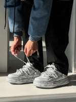 Deconstructed Distressed Chunky Street Sneakers