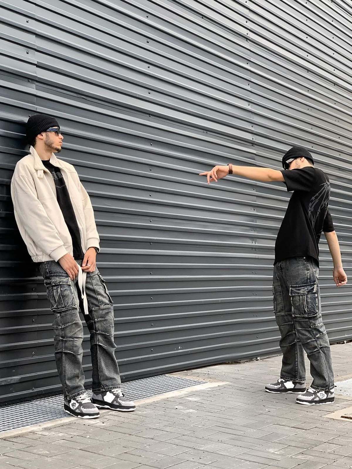 Monochrome Shadowwave Heavy-Duty Street Sneakers